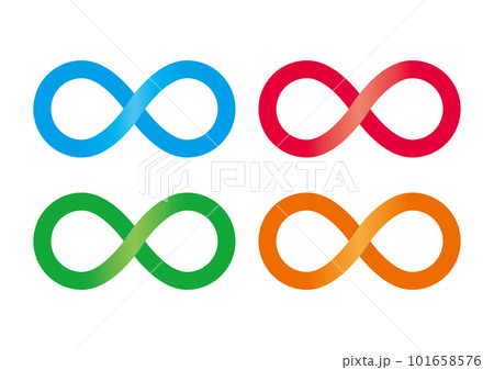 デザイナー用素材 ロゴ使用にも 正確なインフィニティ(無限大) デザイナー用素材 ロゴ使用にも 正確なインフィニティ(無限大) 101658576