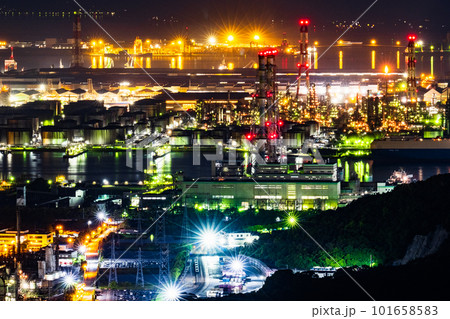 工場夜景（水島コンビナート） 101658583