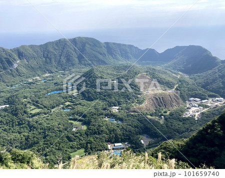 Remote and isolated hidden island Aogashima island in Tokyo, Japan Remote and isolated hidden island Aogashima island in Tokyo, Japan 101659740