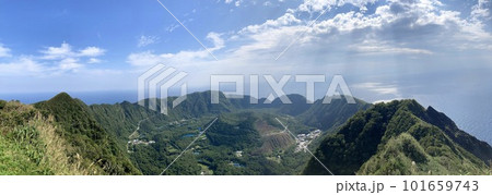 Remote and isolated hidden island Aogashima island in Tokyo, Japan Remote and isolated hidden island Aogashima island in Tokyo, Japan 101659743