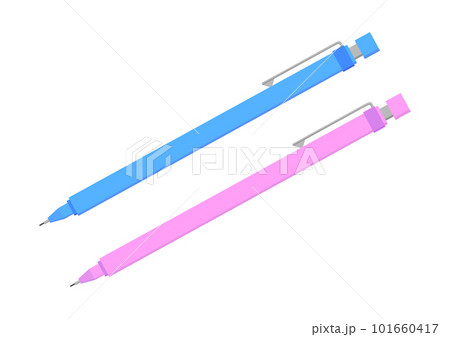 ブルーとピンクのシャープペンシル 101660417