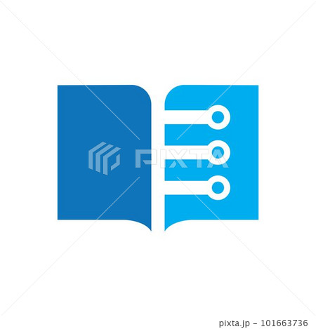 Digital book logo images illustration 101663736