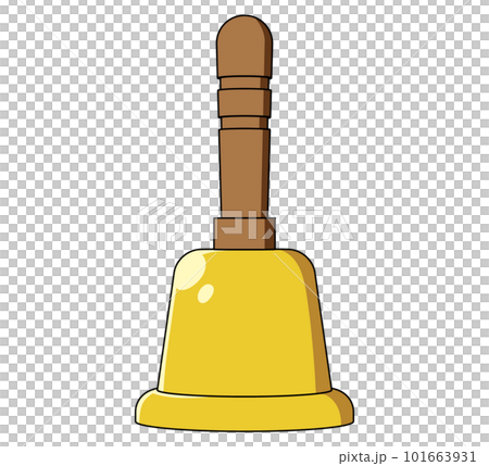 從前面看到的手鈴的插圖 從前面看到的手鈴的插圖 101663931