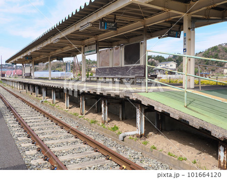 東日本大震災遺構　旧野蒜駅跡・宮城県東松島市野蒜 101664120