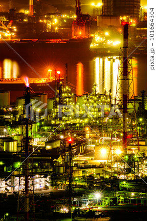 工場夜景（水島コンビナート） 101664304