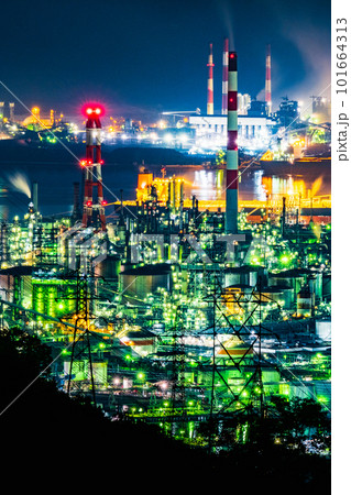 工場夜景（水島コンビナート） 101664313