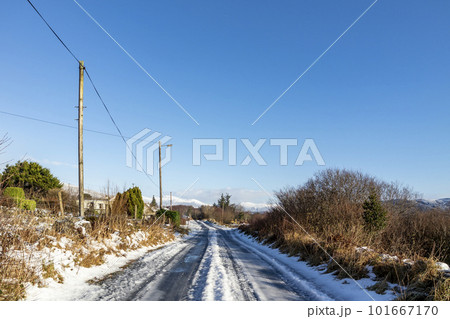 The L1783, the so called German Road, connects Doochary and Lettermacaward - County Donegal - Ireland 101667170