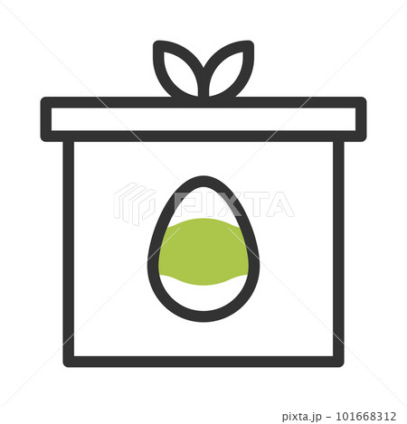 easter icon set duotone grey green style illustration vector element and symbol perfect. easter icon set duotone grey green style illustration vector element and symbol perfect. 101668312