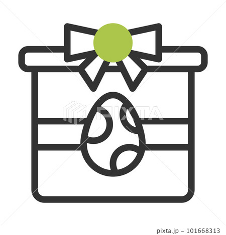 easter icon set duotone grey green style illustration vector element and symbol perfect. 101668313