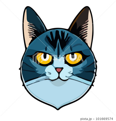 Cartoon cat character. Kitten vector breed. Cartoon cat character. Kitten vector breed. 101669574