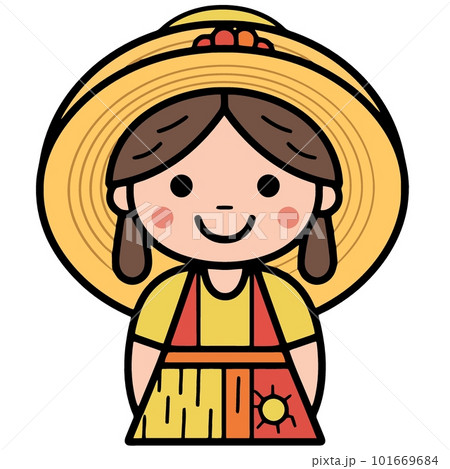 young girl at festa junina young girl at festa junina 101669684