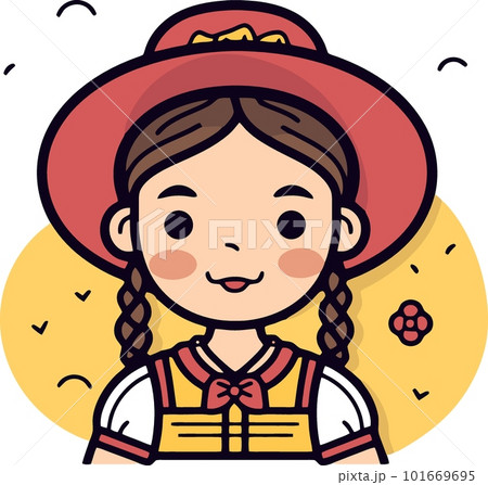 young girl at festa junina young girl at festa junina 101669695