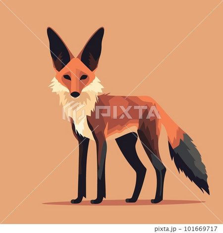 brazilian animal maned wolf 101669717