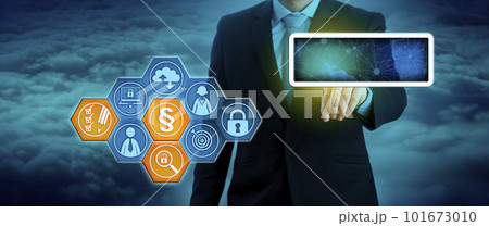 Man Activating VCDPA Data Protection Assessment 101673010