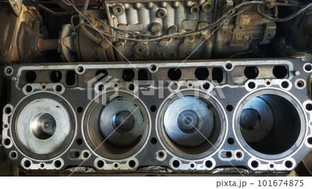 Engine cylinder chamber or engine block where fuel is combusted and power is generated. 101674875