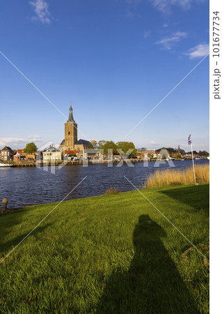 Hasselt old town near Zwolle, The Netherlands 101677734