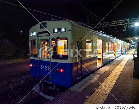 能勢電鉄5100系（妙見口駅ホーム） 101677946