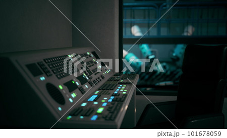 control panel of a vintage research device control panel of a vintage research device 101678059