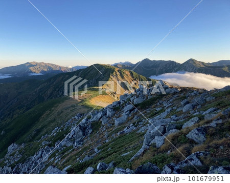 北アルプスをテント泊で縦走 101679951