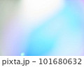Unfocused holographic colors of mother-of-pearl foil. Blurry holographic abstract background in blue tones. Holographic iridescent abstract background made of rainbow foil. High quality photo 101680632