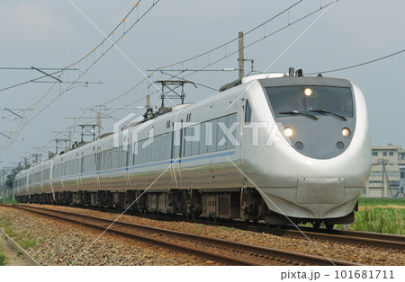 北陸本線 加賀笠間ー美川 JR西日本 681系 T02+T35+R10編成(金沢) サンダーバード 北陸本線 加賀笠間ー美川 JR西日本 681系 T02+T35+R10編成(金沢) サンダーバード 101681711