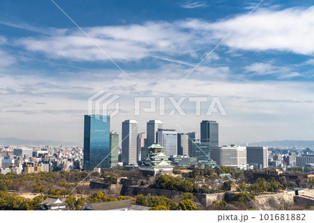 《大阪府》大阪城・都市風景 101681882