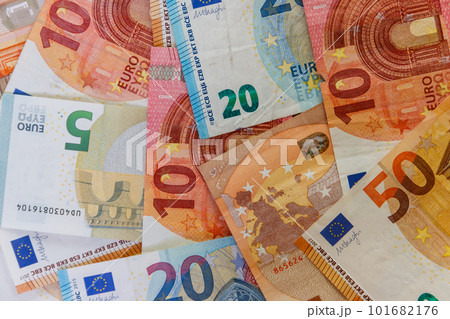 Background of the different euro banknotes Background of the different euro banknotes 101682176