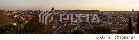 Panorama of Rome city, Italy Panorama of Rome city, Italy 101683437
