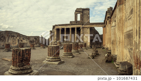 Pompeii archaeological park near Naples, Italy Pompeii archaeological park near Naples, Italy 101687431