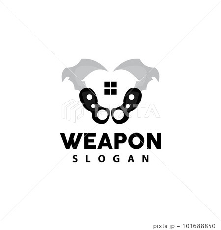 Kerambit Logo, Indonesia Fighting Weapon Vector, Ninja Fighting Tool Simple Design, Template Illustration Symbol Icon Kerambit Logo, Indonesia Fighting Weapon Vector, Ninja Fighting Tool Simple Design, Template Illustration Symbol Icon 101688850