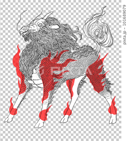 酷酷的長頸鹿插畫(黑白透明) 酷酷的長頸鹿插畫(黑白透明) 101689079