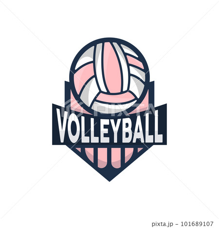 Volleyball Logo, Sport Simple Design, World Sports Tournament Vector, Illustration Symbol Icon Volleyball Logo, Sport Simple Design, World Sports Tournament Vector, Illustration Symbol Icon 101689107