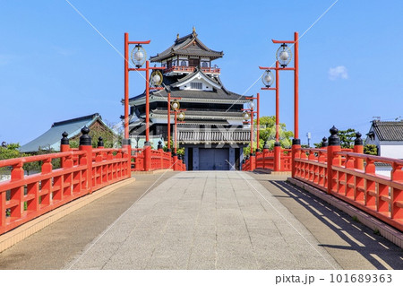 清須市、清洲城と大手橋 清須市、清洲城と大手橋 101689363