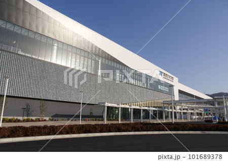 建設中の北陸新幹線　越前たけふ駅　2023年3月 101689378