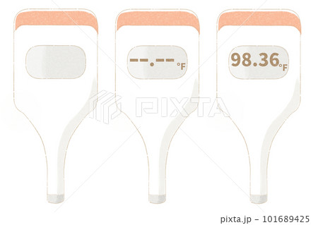 婦人用電子体温計のセット 華氏 婦人用電子体温計のセット 華氏 101689425
