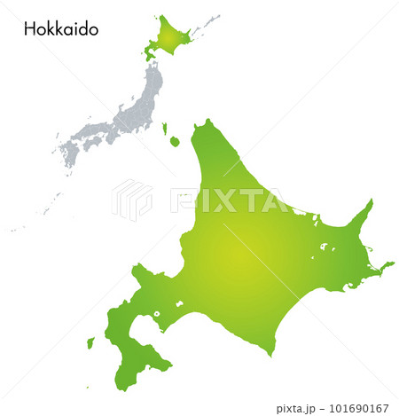 北海道と日本列島地図