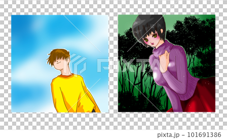 Aozora Boy and Crymori Girl 101691386