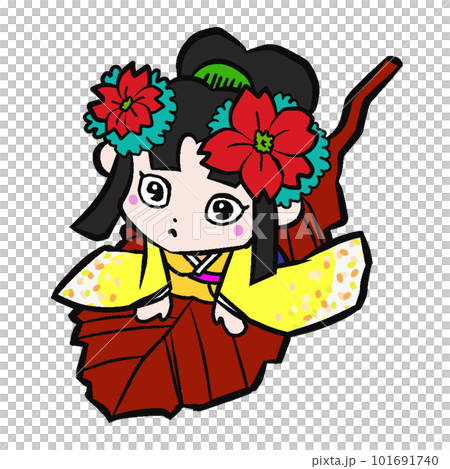 葉に乗った花の妖精姫 葉に乗った花の妖精姫 101691740