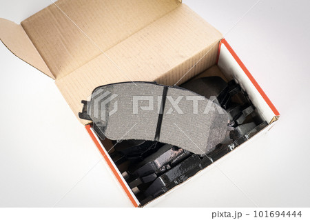 brake pads on white background with 101694444
