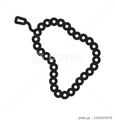 Prayer Beads icon vector image. Suitable for mobile apps, web apps and print media. 101695059