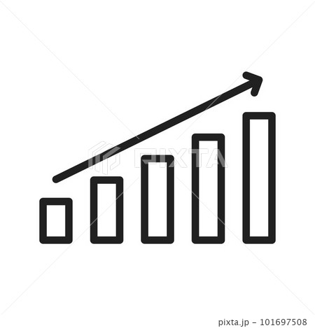 Graph icon vector image. Suitable for mobile apps, web apps and print media. 101697508