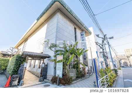 東京都江東区 晴天の江東区芭蕉記念館 東京都江東区 晴天の江東区芭蕉記念館 101697828