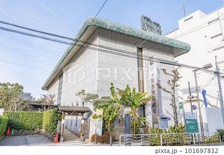 東京都江東区 晴天の江東区芭蕉記念館 東京都江東区 晴天の江東区芭蕉記念館 101697832