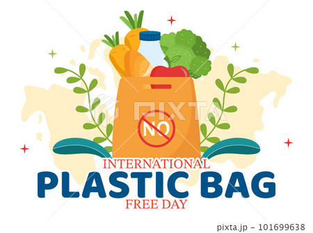 International Plastic Bag Free Day Vector Illustration with Go green, Save Earth and Ocean in Eco Lifestyle Flat Cartoon Hand Drawn Templates International Plastic Bag Free Day Vector Illustration with Go green, Save Earth and Ocean in Eco Lifestyle Flat Cartoon Hand Drawn Templates 101699638