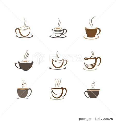 Coffee cup symbol vector icon 101700620