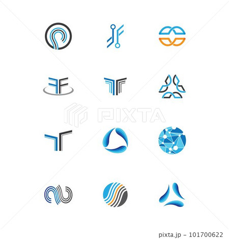 Abstract symbol illustration 101700622