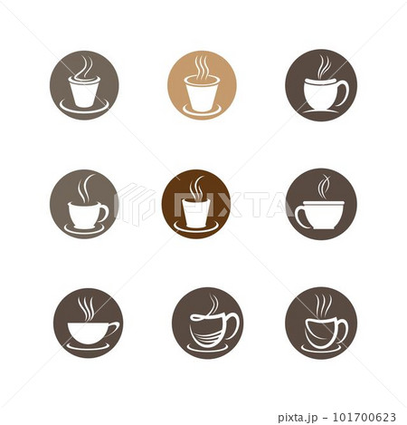 Coffee cup symbol vector icon 101700623