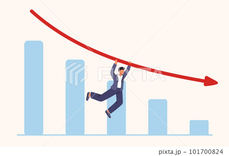 Global financial crisis, decline economy, bankruptcy. Arrow point downwards. Economic downturn. Flat vector illustration Global financial crisis, decline economy, bankruptcy. Arrow point downwards. Economic downturn. Flat vector illustration 101700824