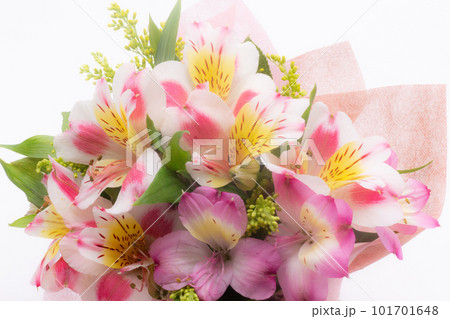 アルストロメリア 花束 フラワーアレンジメント お祝い アルストロメリア 花束 フラワーアレンジメント お祝い 101701648