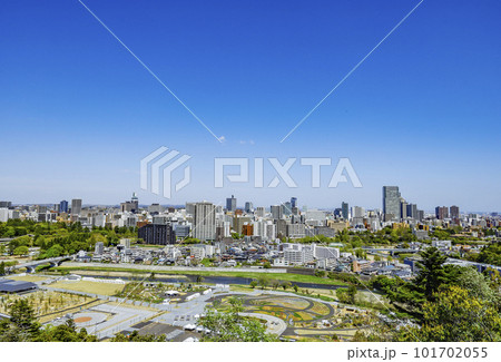 仙台市全景　青葉城址より仙台市全景 101702055